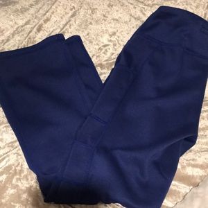 Jaanuu galaxy blue yoga scrub pants